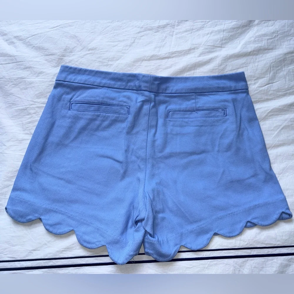 Lilly Pulitzer Periwinkle Scallop-Hem Women's Shorts - Picture 6 of 6